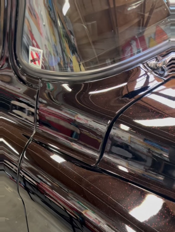 Paint before polishing